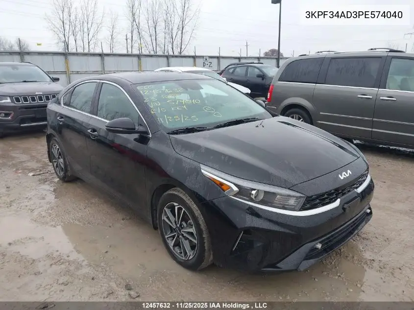 3KPF34AD3PE574040 2023 Kia Forte Ex/Ex Premium/Ex+/Gt-Line