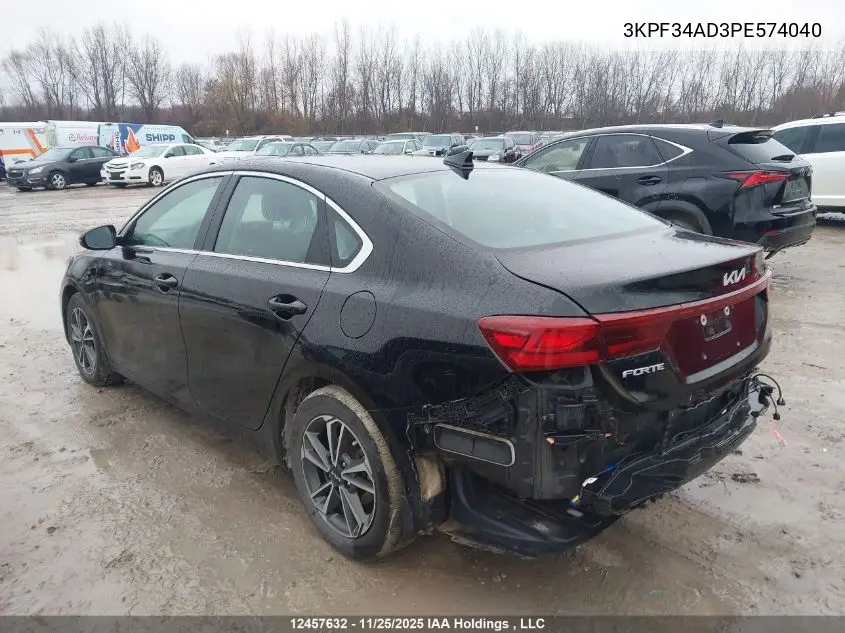 3KPF34AD3PE574040 2023 Kia Forte Ex/Ex Premium/Ex+/Gt-Line