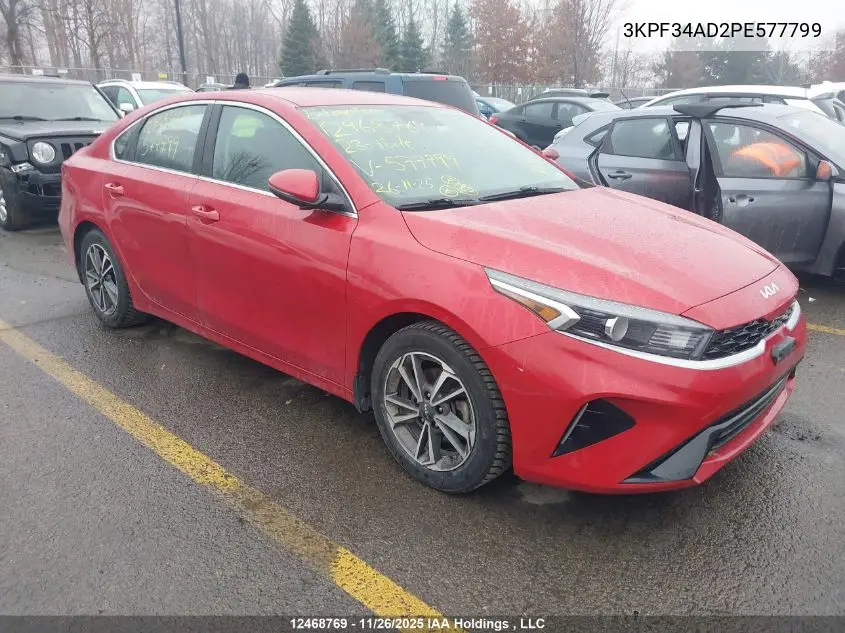 3KPF34AD2PE577799 2023 Kia Forte Ex/Ex+/Ex Premium