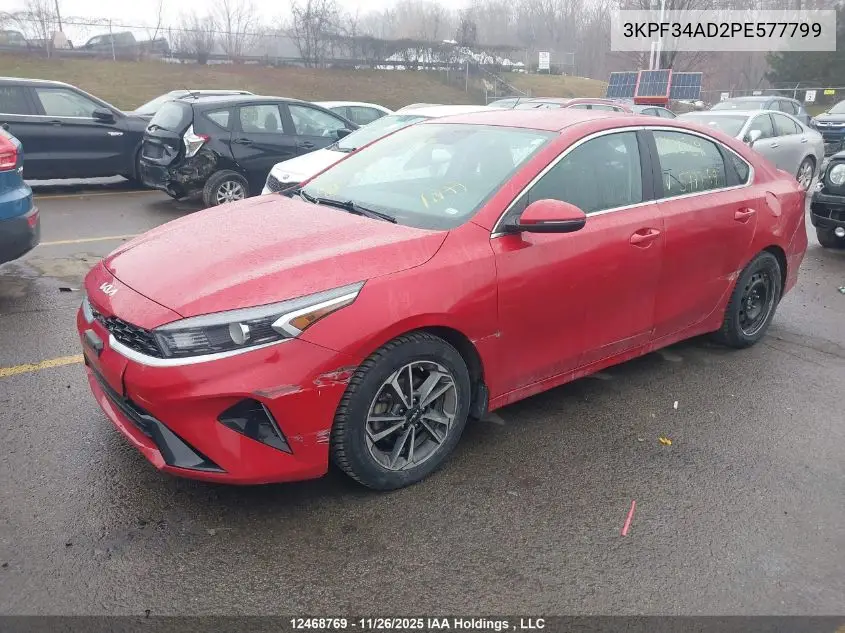 3KPF34AD2PE577799 2023 Kia Forte Ex/Ex+/Ex Premium