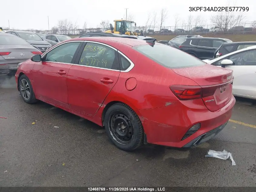 3KPF34AD2PE577799 2023 Kia Forte Ex/Ex+/Ex Premium