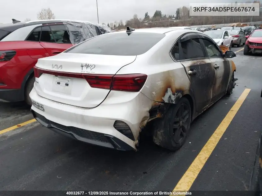 3KPF34AD5PE667674 2023 Kia Forte Ex/Ex+/Ex Premium