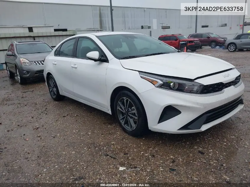 3KPF24AD2PE633758 2023 Kia Forte Lxs