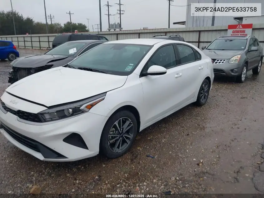 3KPF24AD2PE633758 2023 Kia Forte Lxs