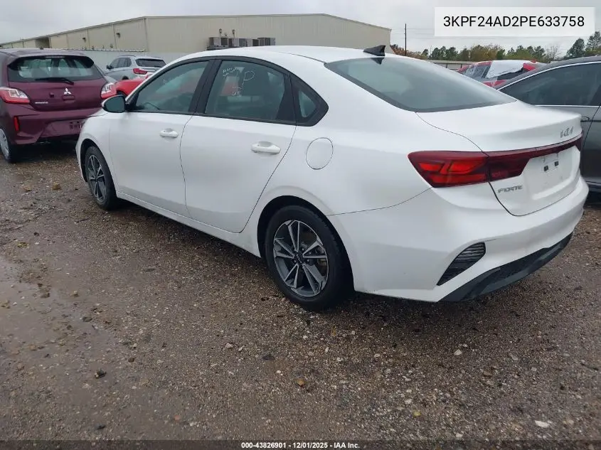 3KPF24AD2PE633758 2023 Kia Forte Lxs