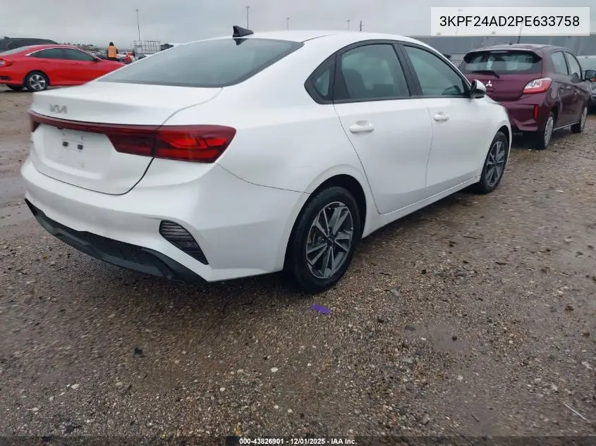 3KPF24AD2PE633758 2023 Kia Forte Lxs