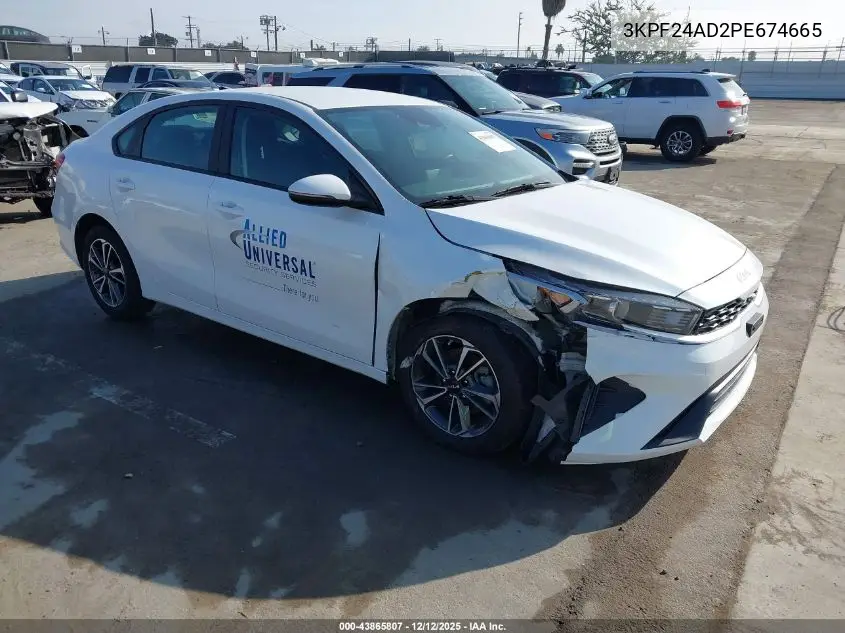3KPF24AD2PE674665 2023 Kia Forte Lxs