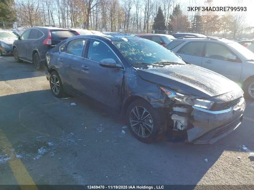 3KPF34AD3RE799593 2024 Kia Forte Ex/Ex+/Ex Premium