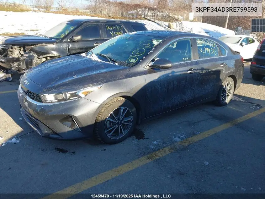 3KPF34AD3RE799593 2024 Kia Forte Ex/Ex+/Ex Premium