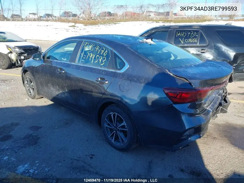 3KPF34AD3RE799593 2024 Kia Forte Ex/Ex+/Ex Premium