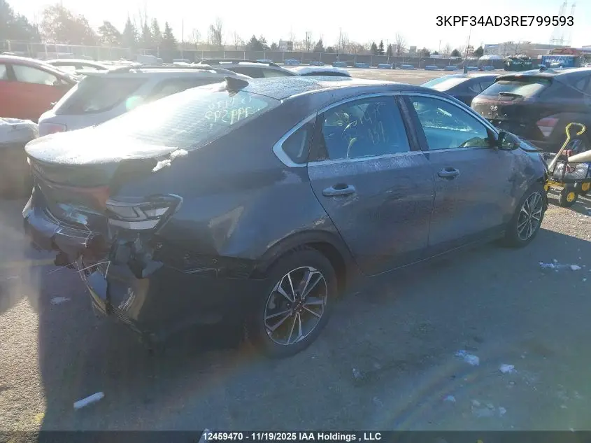 3KPF34AD3RE799593 2024 Kia Forte Ex/Ex+/Ex Premium