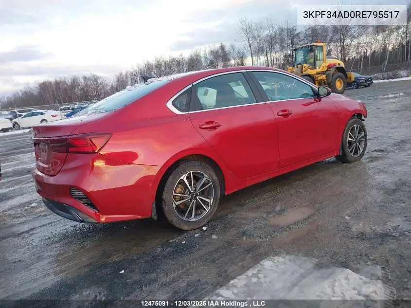 3KPF34AD0RE795517 2024 Kia Forte Ex/Ex Premium/Ex+