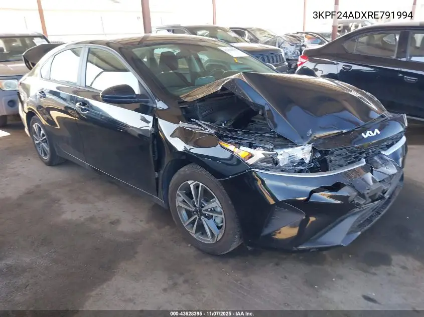 3KPF24ADXRE791994 2024 Kia Forte Lxs