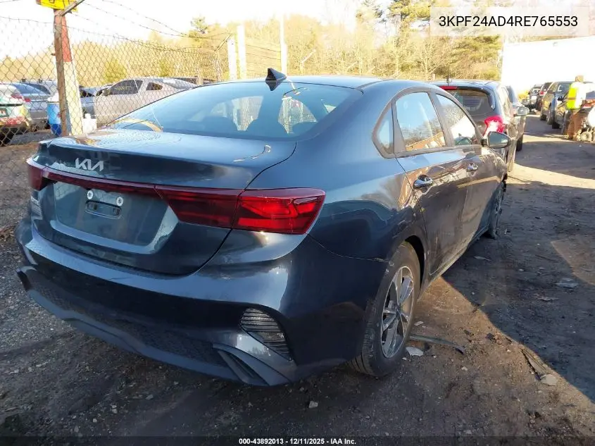 3KPF24AD4RE765553 2024 Kia Forte Lxs