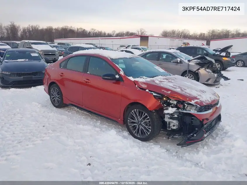 3KPF54AD7RE717424 2024 Kia Forte Gt-Line