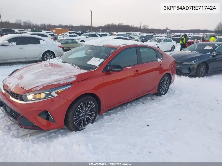3KPF54AD7RE717424 2024 Kia Forte Gt-Line