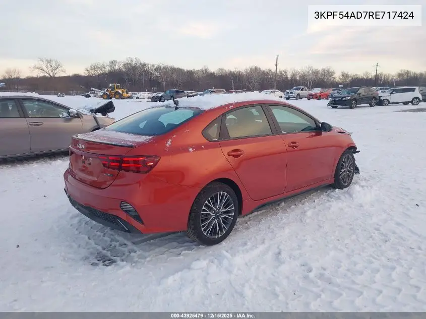 3KPF54AD7RE717424 2024 Kia Forte Gt-Line