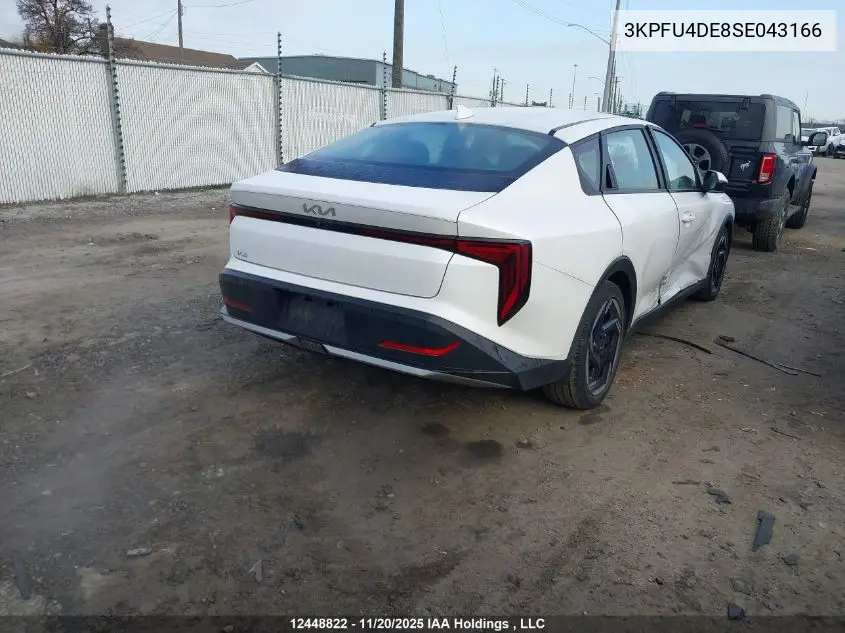 3KPFU4DE8SE043166 2025 Kia K4 Ex/Ex+