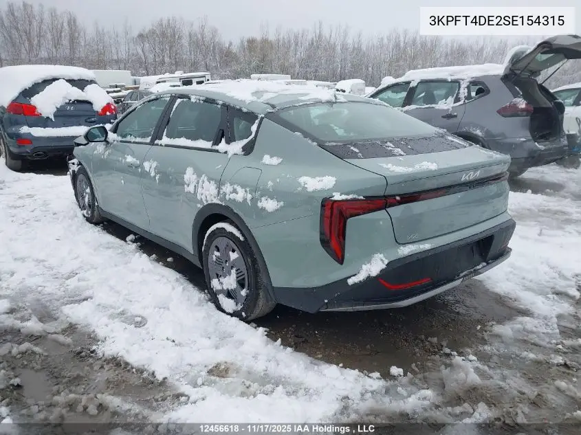 3KPFT4DE2SE154315 2025 Kia K4 Lx/Lxs