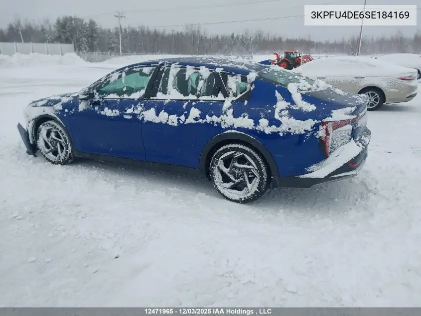 3KPFU4DE6SE184169 2025 Kia K4 Ex/Ex+