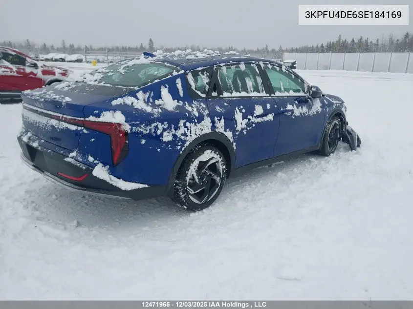 3KPFU4DE6SE184169 2025 Kia K4 Ex/Ex+