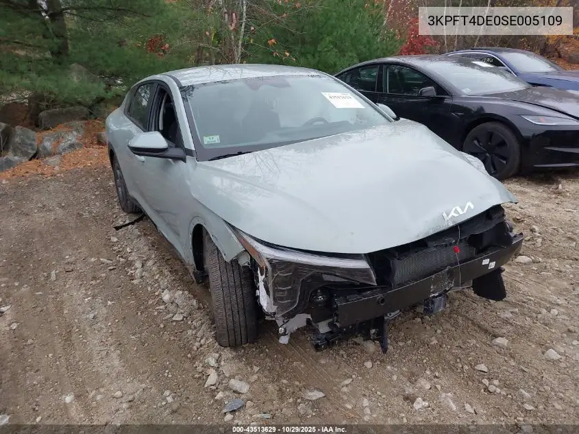 3KPFT4DE0SE005109 2025 Kia K4 Lxs