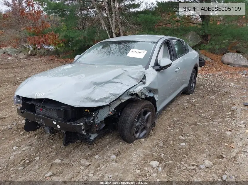 3KPFT4DE0SE005109 2025 Kia K4 Lxs