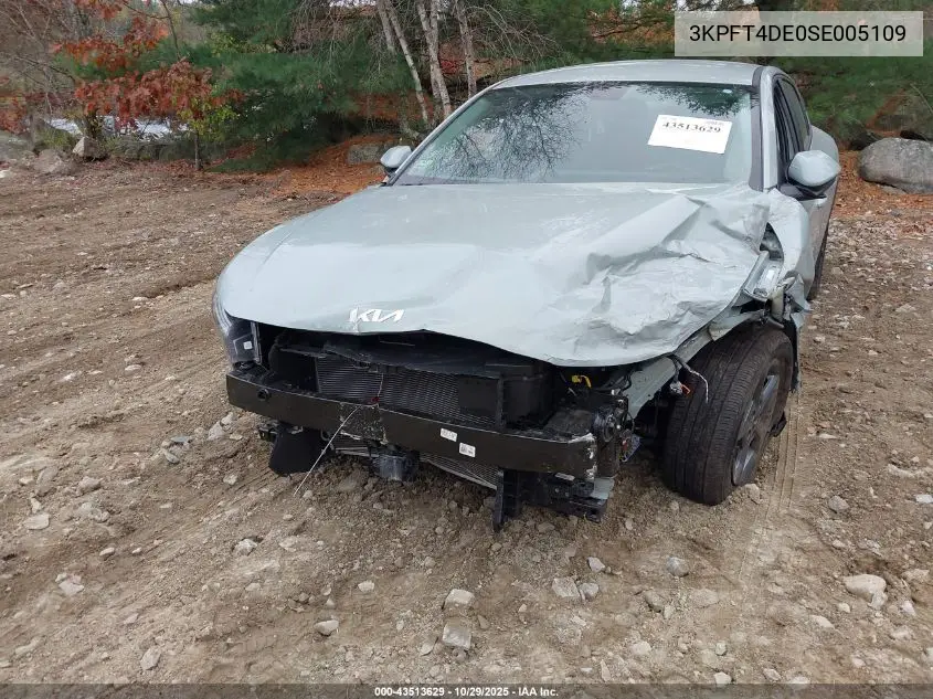 3KPFT4DE0SE005109 2025 Kia K4 Lxs