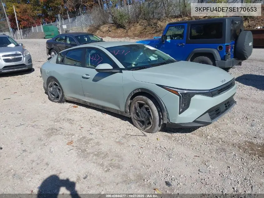 3KPFU4DE7SE170653 2025 Kia K4 Ex