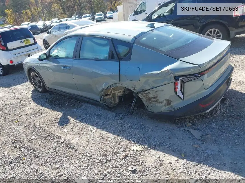 3KPFU4DE7SE170653 2025 Kia K4 Ex