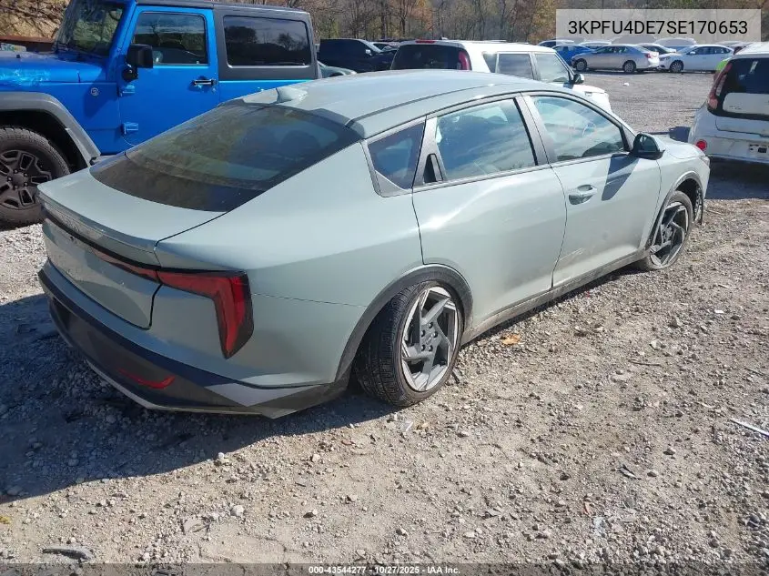 3KPFU4DE7SE170653 2025 Kia K4 Ex