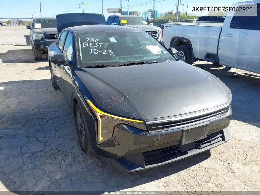 3KPFT4DE7SE062925 2025 Kia K4 Lxs