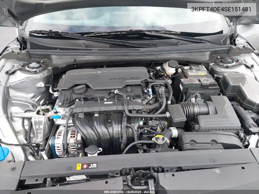 3KPFT4DE4SE151481 2025 Kia K4 Lxs