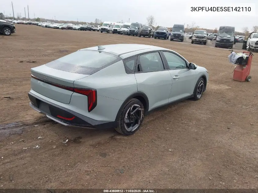 3KPFU4DE5SE142110 2025 Kia K4 Ex