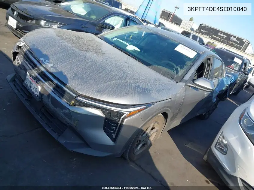 3KPFT4DE4SE010040 2025 Kia K4 Lxs