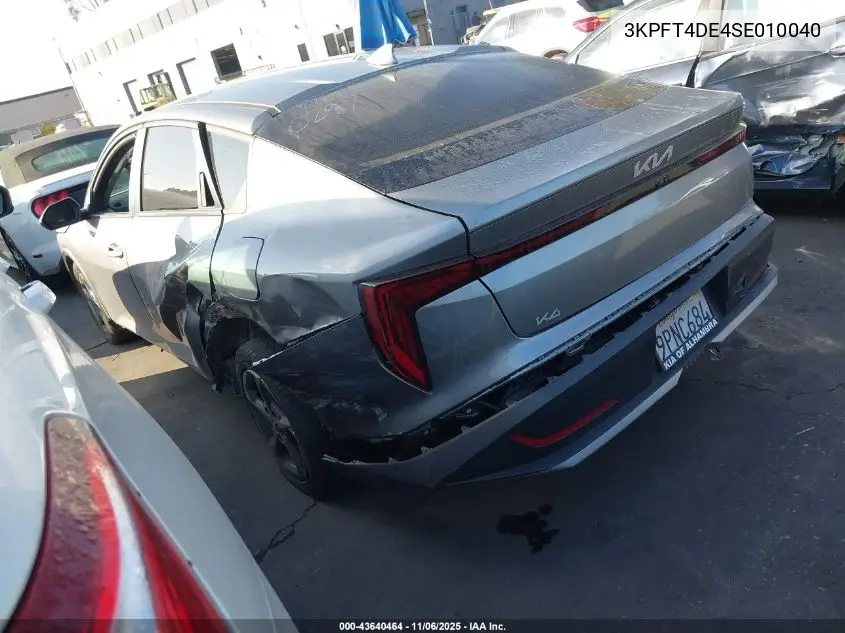 3KPFT4DE4SE010040 2025 Kia K4 Lxs