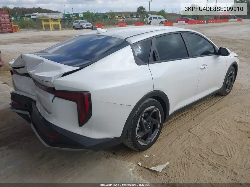 3KPFU4DE8SE009910 2025 Kia K4 Ex