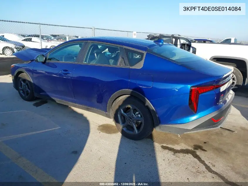 3KPFT4DE0SE014084 2025 Kia K4 Lxs