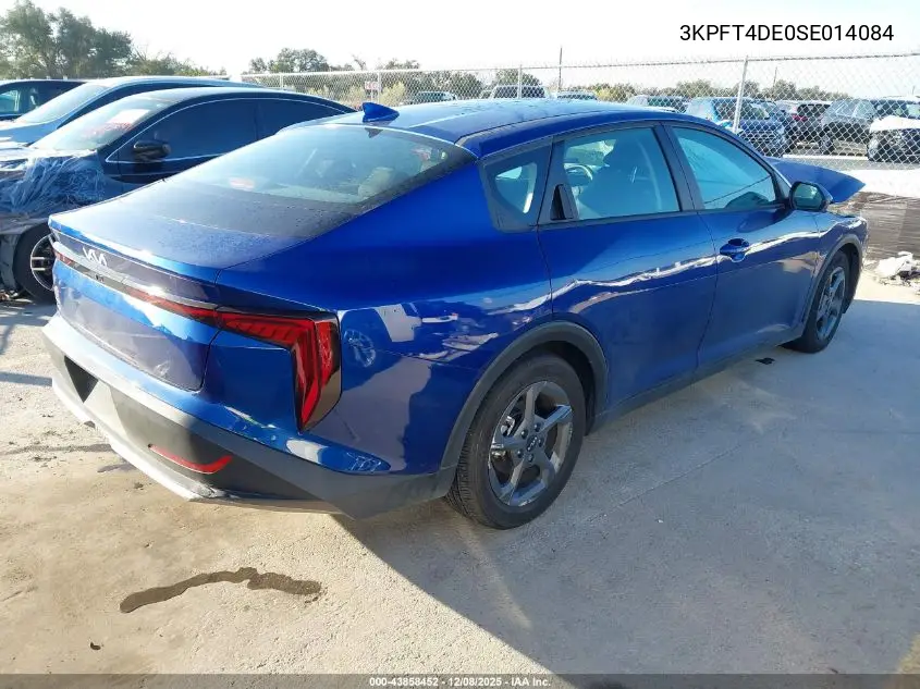 3KPFT4DE0SE014084 2025 Kia K4 Lxs