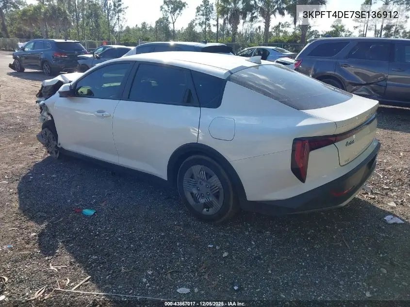 3KPFT4DE7SE136912 2025 Kia K4 Lx