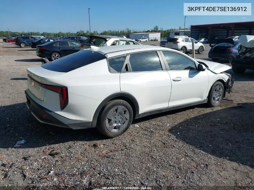 3KPFT4DE7SE136912 2025 Kia K4 Lx