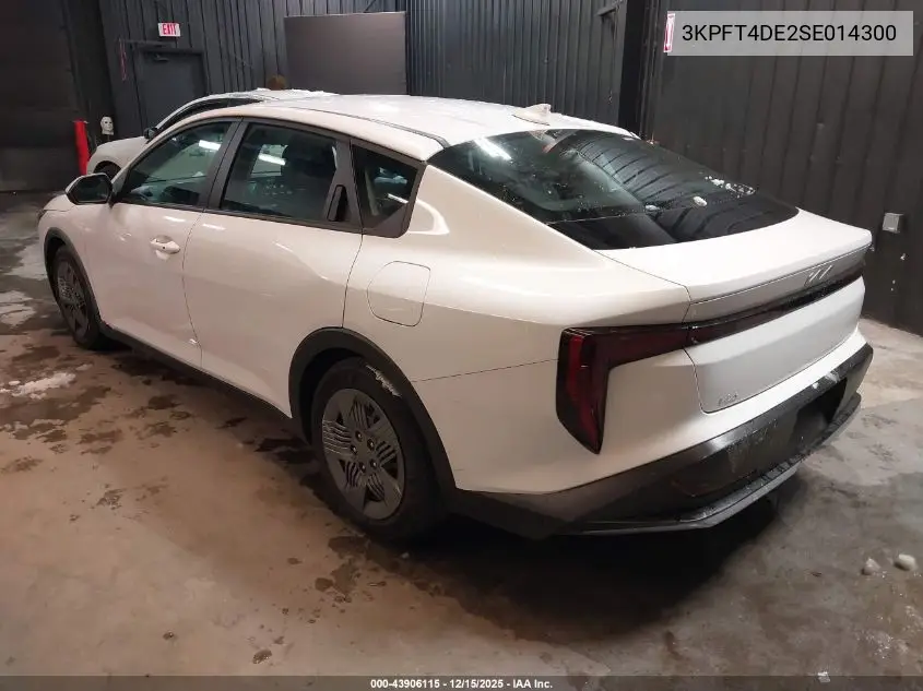 3KPFT4DE2SE014300 2025 Kia K4 Lx