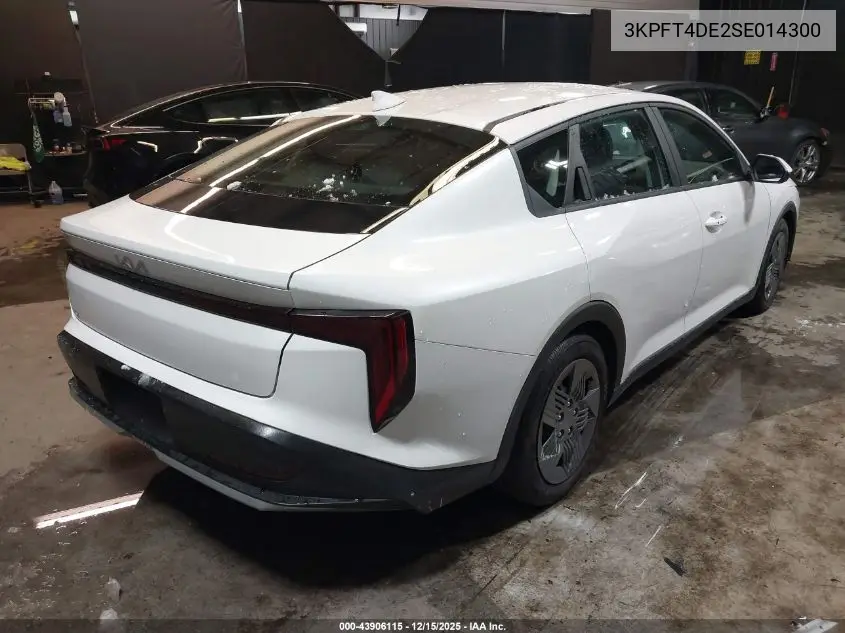3KPFT4DE2SE014300 2025 Kia K4 Lx