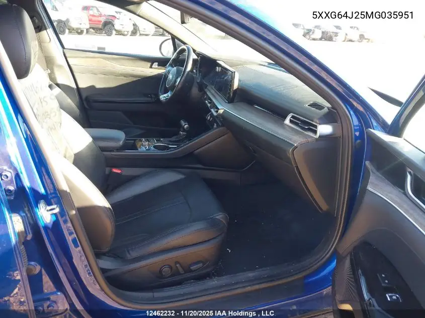 5XXG64J25MG035951 2021 Kia K5 Gt Line