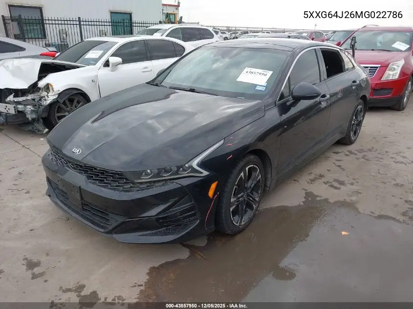 5XXG64J26MG022786 2021 Kia K5 Gt-Line