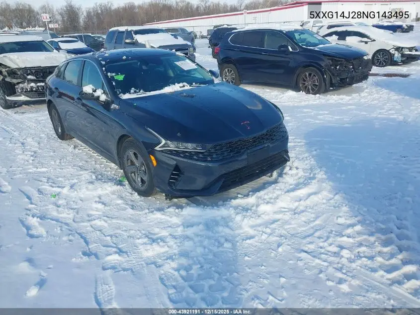 5XXG14J28NG143495 2022 Kia K5 Lxs