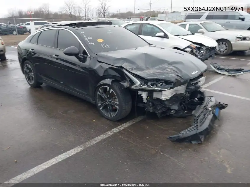 5XXG64J2XNG114971 2022 Kia K5 Gt-Line