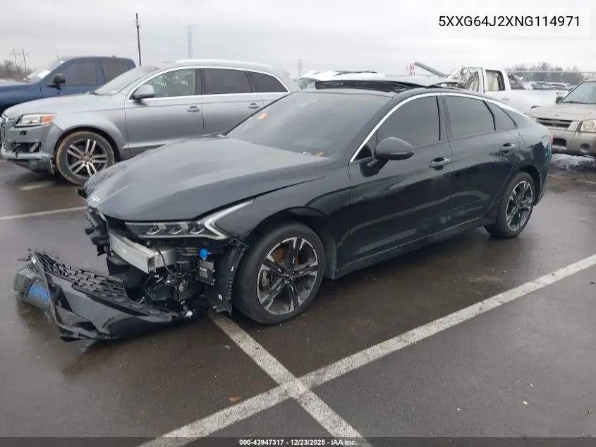 5XXG64J2XNG114971 2022 Kia K5 Gt-Line