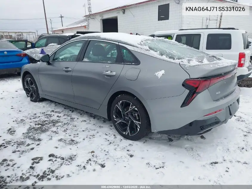 KNAG64J71S5331026 2025 Kia K5 Gt-Line