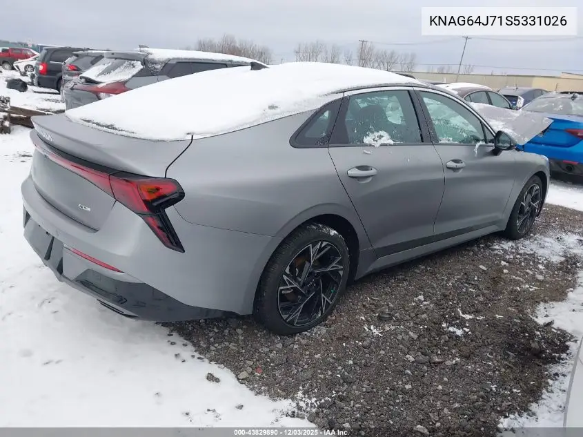 KNAG64J71S5331026 2025 Kia K5 Gt-Line